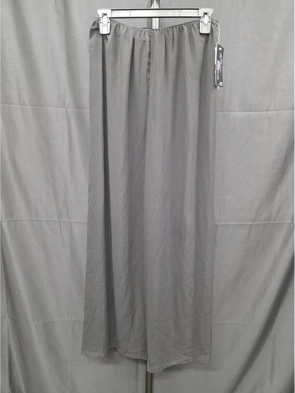 ALEX EVENINGS STRAIGHT‑LEG DRESS PANT BLACK MOTHER‑OF‑THE‑BRIDE MP
